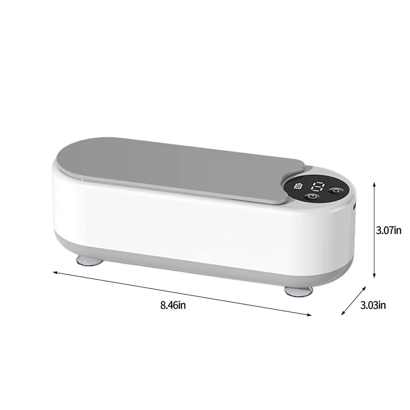 Portable Household Cleaning Machine, 450Ml Clean Pod Ultrasonic Cleaner, Jewelry Cleaner Machine for Ring, Glasses, Makeup Brush