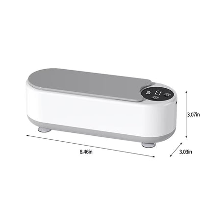 Portable Household Cleaning Machine, 450Ml Clean Pod Ultrasonic Cleaner, Jewelry Cleaner Machine for Ring, Glasses, Makeup Brush
