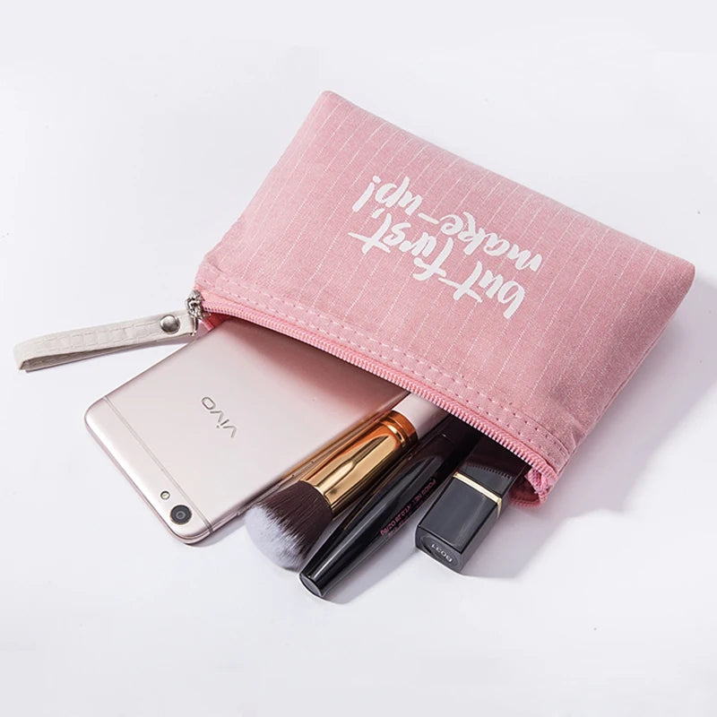 Travel Cosmetic Storage Bag – Zip Lock Makeup Organizer for Women, Outdoor & Travel Use