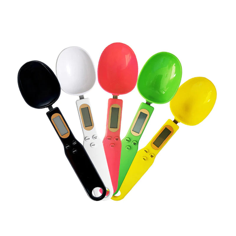 LCD Digital Kitchen Scale Spoon – Electronic Food Weight Measuring Tool for Grams, Coffee, Tea & Sugar