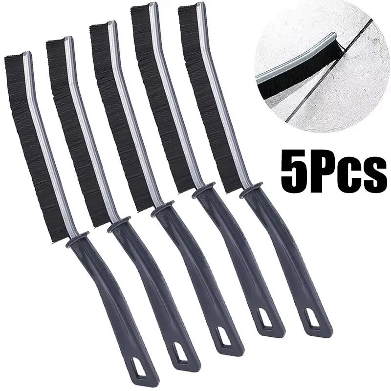 5-Piece Gap & Grout Brush Set – Hard Bristles for Bathroom, Kitchen & Tiles