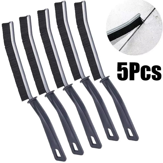 5-Piece Gap & Grout Brush Set – Hard Bristles for Bathroom, Kitchen & Tiles